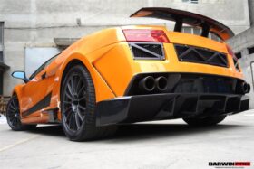 DarwinPRO 2004-2008 Lamborghini Gallardo VF Style Rear Bumper - image 8