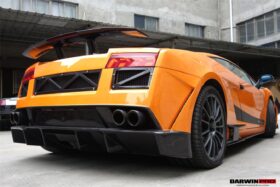 DarwinPRO 2004-2008 Lamborghini Gallardo VF Style Rear Bumper - image 10