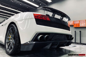 DarwinPRO 2009-2014 Lamborghini Gallardo SA Carbon Fiber Rear Diffuser Lip | Fits LP550, LP560, LP570 - image 3