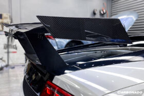 DarwinPRO 2004-2014 Lamborghini Gallardo Carbon Fiber Trunk Spoiler Wing Carbonado (STO) - image 6