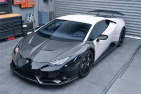 DarwinPRO 2015-2025 Lamborghini Huracan LP610 & LP580 & EVO & Tecnica EVO-4WD Style Partial Carbon Front Bumper - image 5