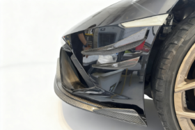 DarwinPRO 2019-2025 Lamborghini Huracan EVO RWD AD Style Dry Carbon Front Bumper Canards - image 5