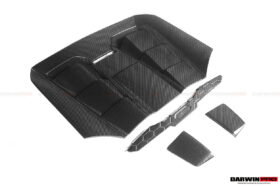 DarwinPRO 2019-2023 Lamborghini Huracan EVO Spyder OD Style Dry Carbon Engine Trunk Hood - image 7