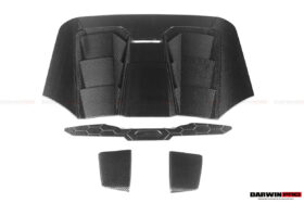 DarwinPRO 2019-2023 Lamborghini Huracan EVO Spyder OD Style Dry Carbon Engine Trunk Hood - image 8