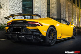 DarwinPRO 2019-2023 Lamborghini Huracan EVO OD Style Dry Carbon Trunk Spoiler Wing - image 2