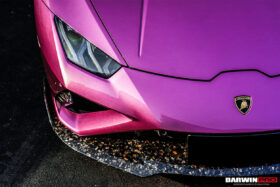 DarwinPRO 2019-2023 Lamborghini Huracan EVO RWD OD Style Carbon Fiber Front Lip - image 4