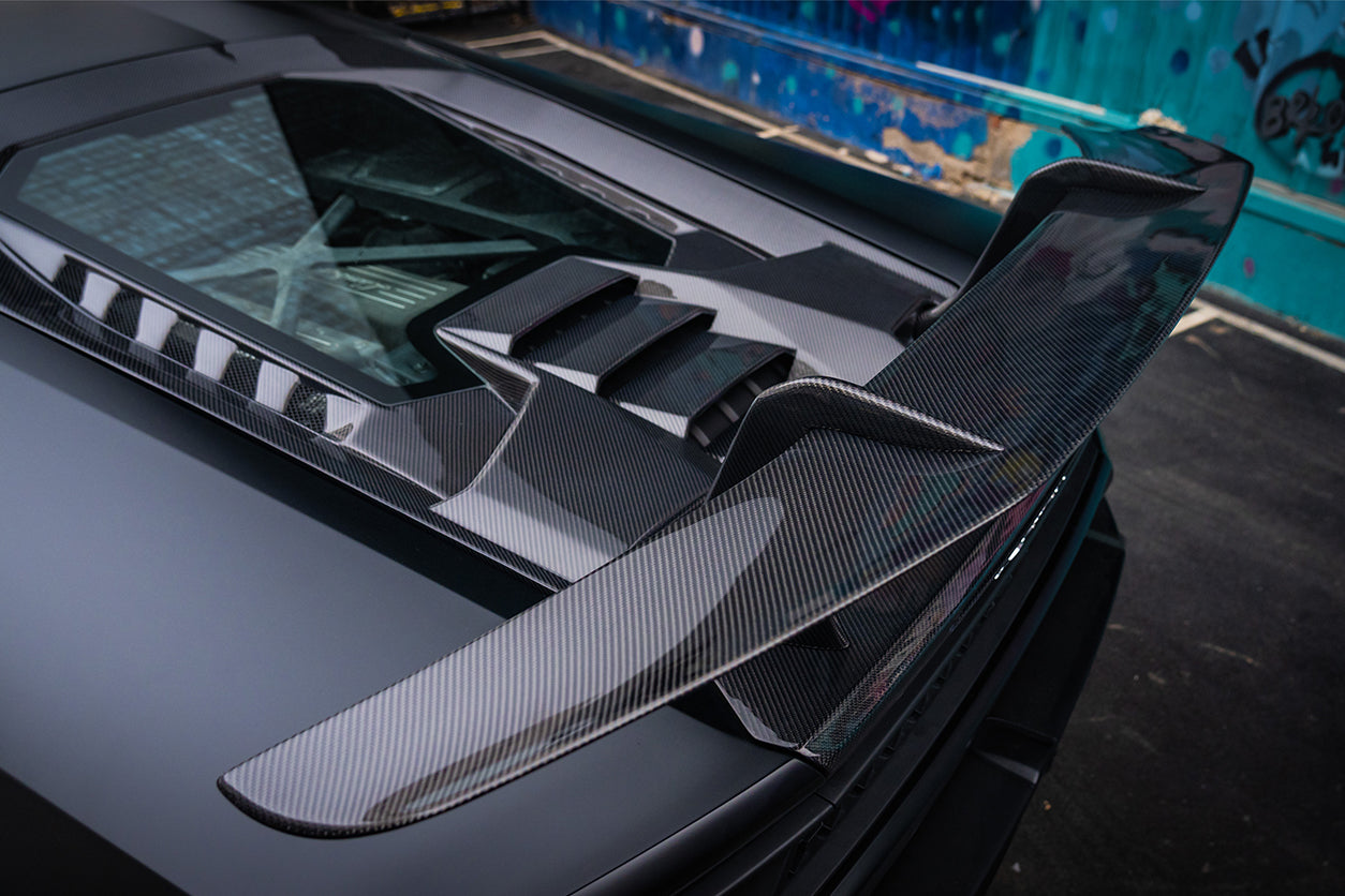 DarwinPRO 2015-2025 Lamborghini Huracan LP610 | LP580 | EVO | Tecnica Performante Style Carbon Fiber Spoiler Wing With Base