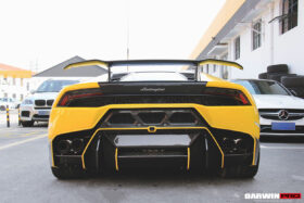DarwinPRO 2015-2020 Lamborghini Huracan LP610 OE Style Carbon Rear Bumper Grille - image 6