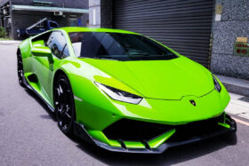 DarwinPRO 2015-2020 Lamborghini Huracan LP610 AO Style Carbon Fiber Front Lip - image 10