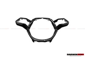 DarwinPRO 2015-2023 Lamborghini Huracan LP610 & LP580 & EVO Autoclave Carbon Fiber Center Steering Wheel Trim - image 5