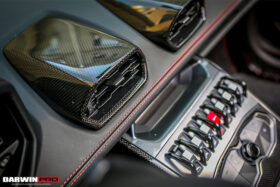 DarwinPRO 2015-2023 Lamborghini Huracan LP610 & LP580 & EVO Autoclave Carbon Fiber AC Panel Trim Replacement - image 5