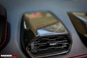 DarwinPRO 2015-2023 Lamborghini Huracan LP610 & LP580 & EVO Autoclave Carbon Fiber AC Panel Trim Replacement - image 6