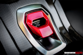DarwinPRO 2015-2023 Lamborghini Huracan LP610 & LP580 & EVO Autoclave Carbon Fiber Center Console Border Trim - image 2