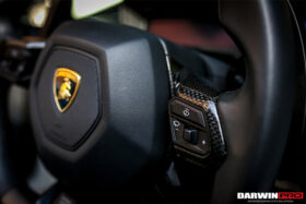 DarwinPRO 2015-2023 Lamborghini Huracan LP610 & LP580 & EVO Autoclave Carbon Fiber Center Steering Wheel Trim - image 4
