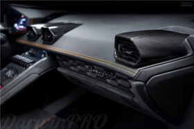DarwinPRO 2015-2023 Lamborghini Huracan LP610 & LP580 & EVO Autoclave Carbon Fiber AC Panel Trim Replacement - image 1