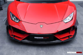 DarwinPRO 2019-2023 Lamborghini Huracan EVO 4WD ONLY BKSS Style Carbon Front Bumper Canards - image 7
