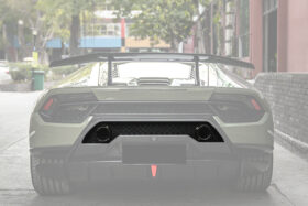 DarwinPRO 2017-2020 Lamborghini Huracan Performante Dry Carbon Rear Bumper Exhaust Grille - image 1
