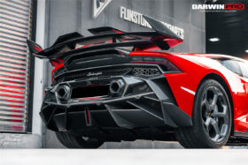 DarwinPRO 2019-2025 Lamborghini Huracan EVO & Tecnica BKSSII Style Rear Bumper - image 2