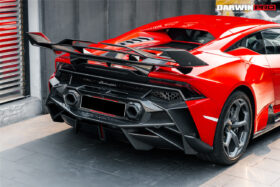 DarwinPRO 2019-2025 Lamborghini Huracan EVO & Tecnica BKSSII Style Rear Bumper - image 6
