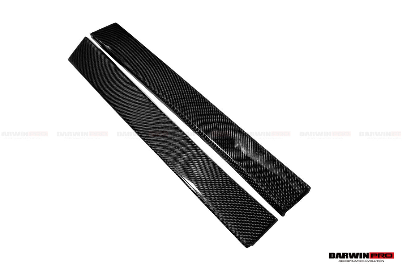DarwinPRO 2001-2010 Lamborghini Murcielago SV Style Carbon Fiber Door Sills Steps Cover