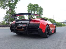 DarwinPRO 2001-2010 Lamborghini Murcielago SV Style Rear Bumper & Wing - image 3