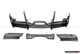 DarwinPRO 2001-2010 Lamborghini Murcielago SV Style Rear Bumper & Wing - image 7