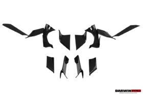 DarwinPro Aerodynamics DarwinPRO Revuelto OE Style Autoclave Carbon Fiber Quarter Panel Fender Vents 10 pieces - Image 7