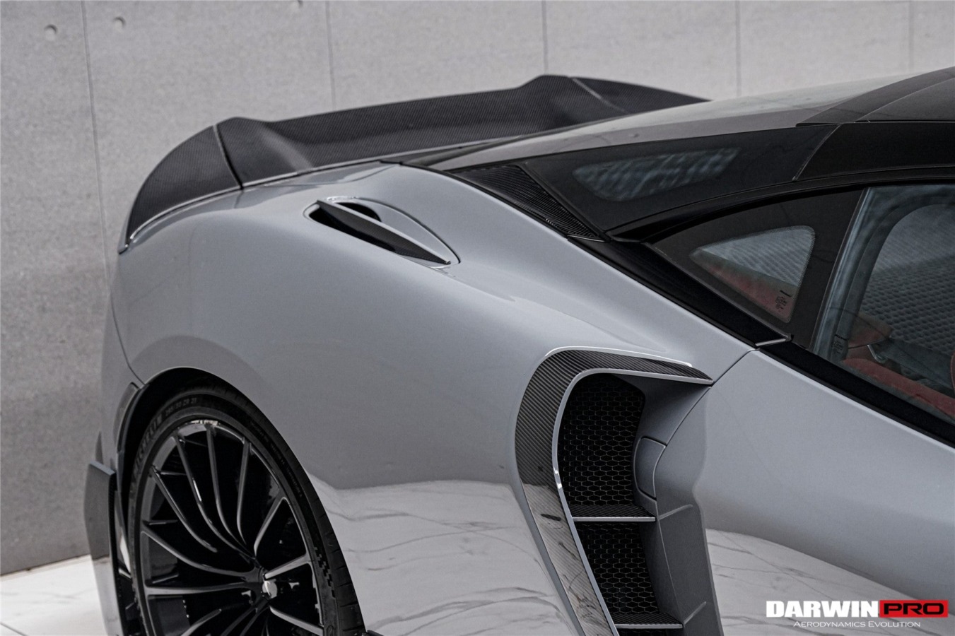 DarwinPro Aerodynamics DarwinPRO GT iMP Design Carbon Fiber Side Air Intake Vents Fits GT, GTS - Image 2