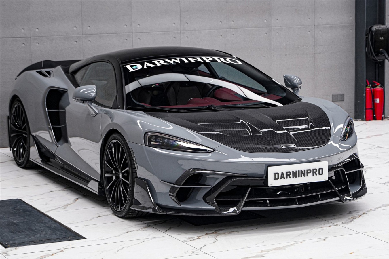 DarwinPro Aerodynamics DarwinPRO GT iMP Design Carbon Fiber Front Lip Fits GT, GTS - Image 2