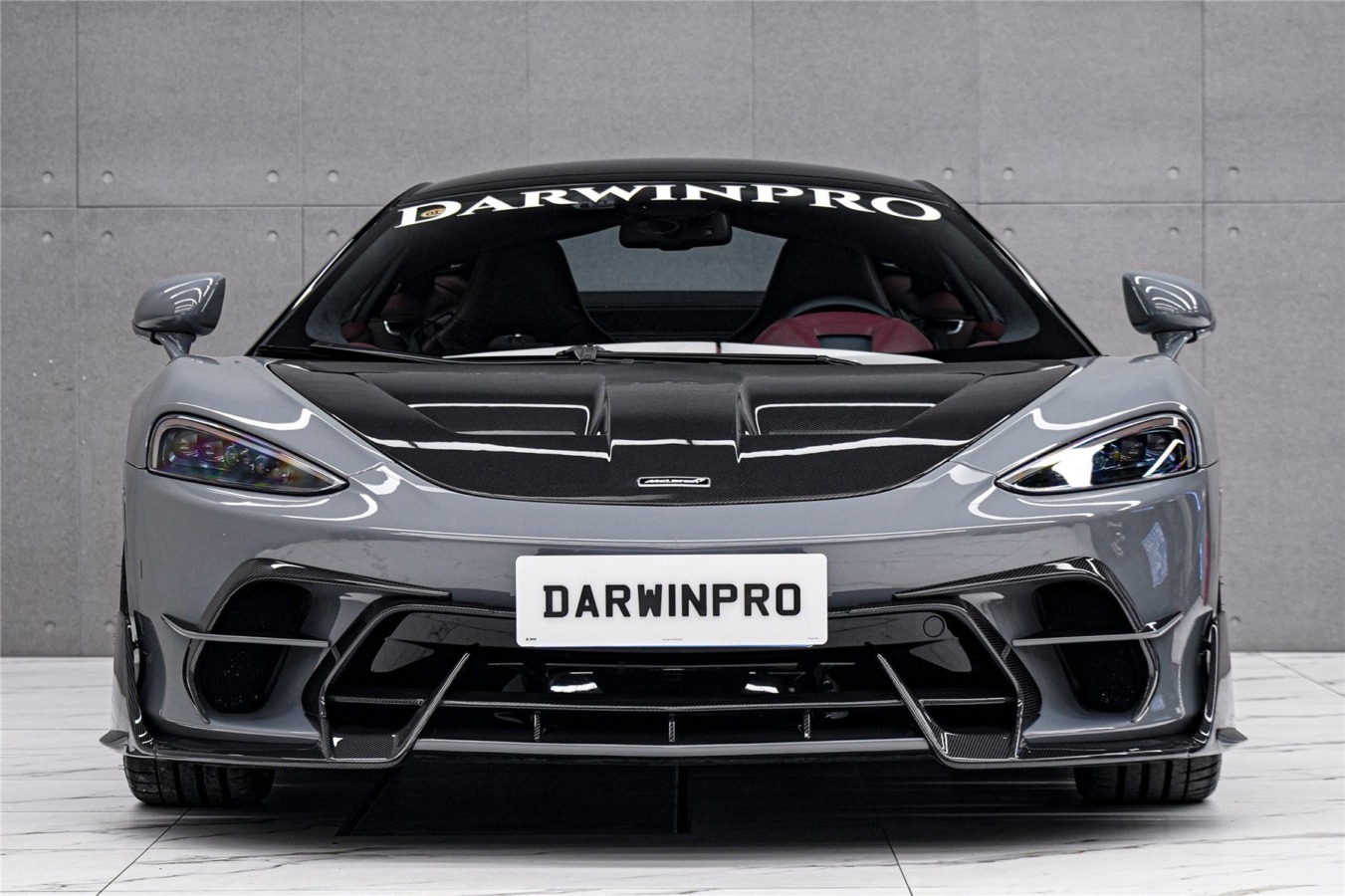 DarwinPro Aerodynamics DarwinPRO GT iMP Design Carbon Fiber Front Lip Fits GT, GTS