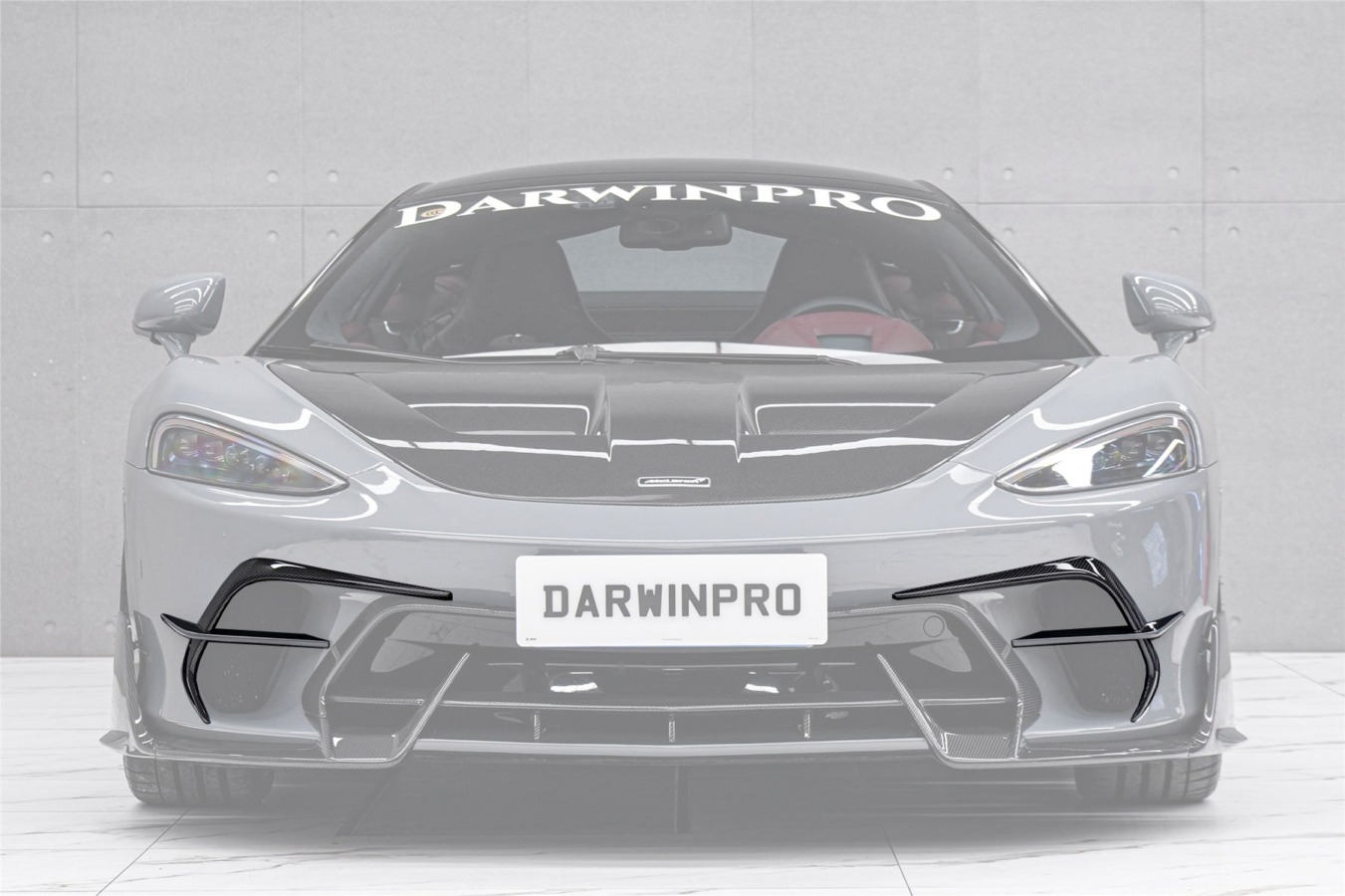 DarwinPro Aerodynamics DarwinPRO GT iMP Design Carbon Fiber Front Bumper Vents Canards Fits GT, GTS