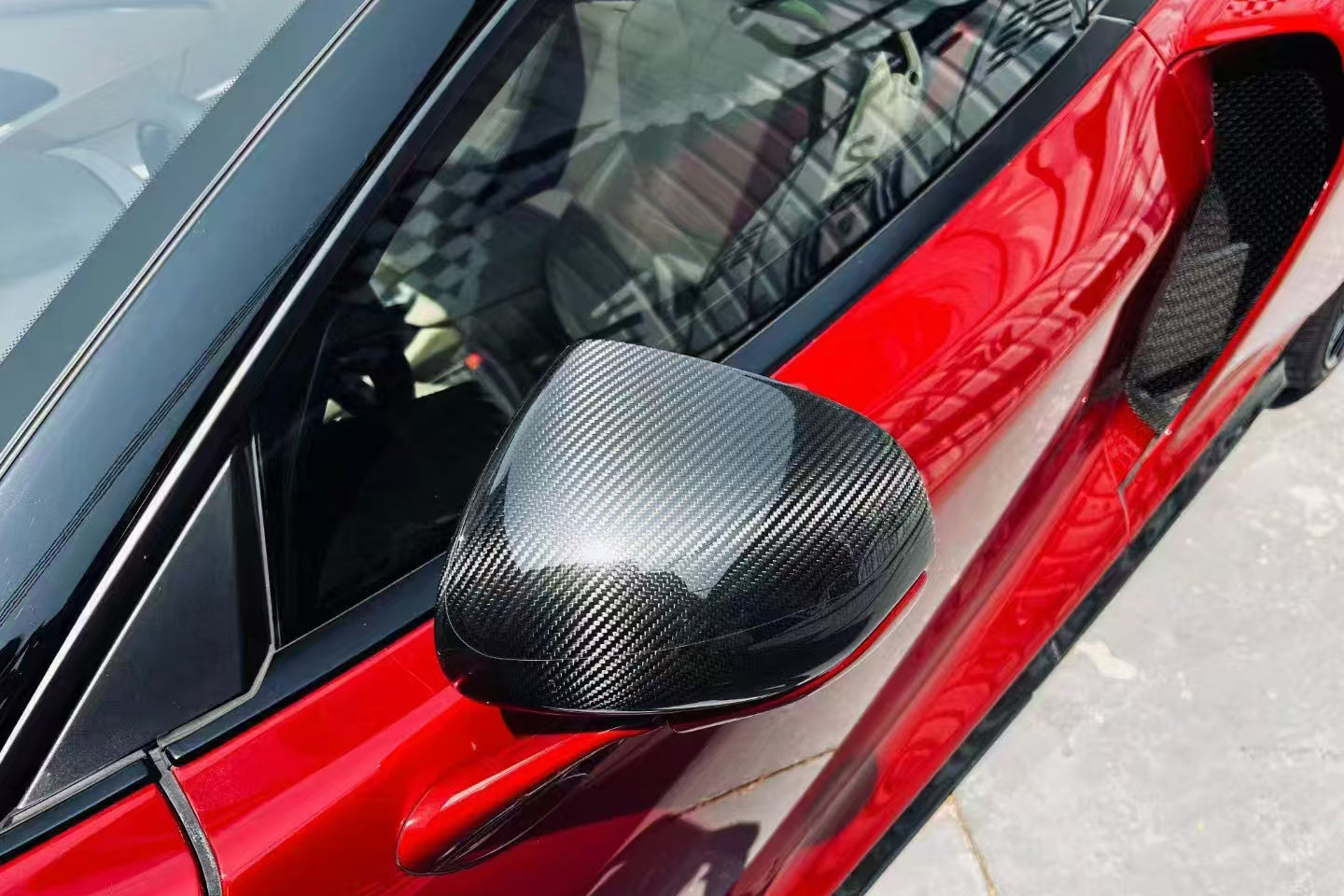 DarwinPro Aerodynamics DarwinPRO GT OE Style Dry Carbon Fiber Mirror Housing Replacement