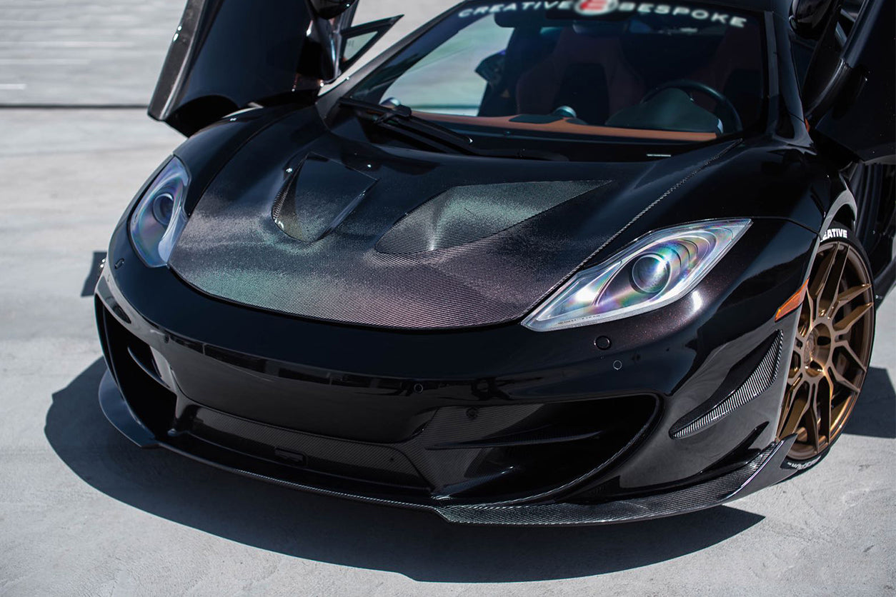 DarwinPro Aerodynamics DarwinPRO MP4 12C P1 Style Carbon Fiber Hood for McLaren MP4-12C