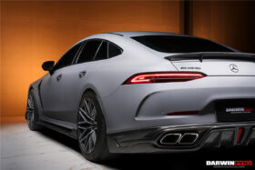 DarwinPRO 2019-2024 Mercedes Benz AMG GT50 GT53 GT43 4Door Coupe X290 IMP Performance Rear Diffuser With Reflector Panels & Exhaust tips - image 7