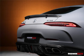DarwinPRO 2019-2024 Mercedes Benz AMG GT50 GT53 GT43 4Door Coupe X290 IMP Performance Rear Diffuser With Reflector Panels & Exhaust tips - image 9