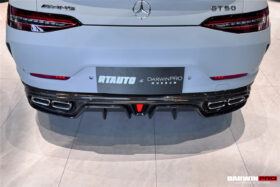 DarwinPRO 2019-2024 Mercedes Benz AMG GT50 GT53 GT43 4Door Coupe X290 IMP Performance Rear Diffuser With Reflector Panels & Exhaust tips - image 4