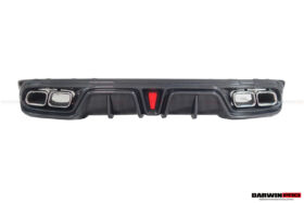 DarwinPRO 2019-2024 Mercedes Benz AMG GT50 GT53 GT43 4Door Coupe X290 IMP Performance Rear Diffuser With Reflector Panels & Exhaust tips - image 10