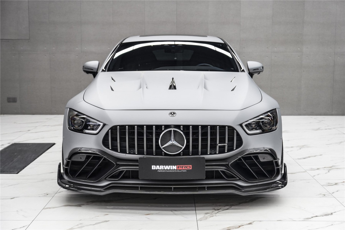 DarwinPRO 2019-2024 Mercedes Benz AMG GT50 GT53 GT43 4Door Coupe X290 IMP Performance Carbon Fiber Front Bumper Lip Splitter