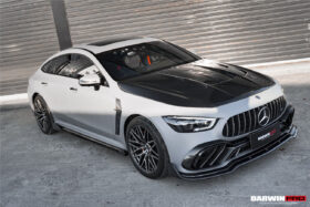 DarwinPRO 2019-2024 Mercedes Benz AMG GT50 GT53 GT43 4Door Coupe X290 IMP Performance Carbon Fiber Front Bumper Lip Splitter - image 7
