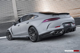 DarwinPRO 2019-2024 Mercedes Benz AMG GT50 GT53 GT43 4Door Coupe X290 IMP Performance Rear Diffuser With Exhaust tips - image 6