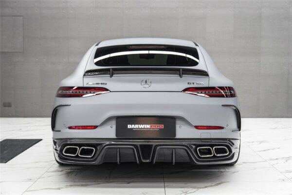 DarwinPRO 2019-2024 Mercedes Benz AMG GT50 GT53 GT43 4Door Coupe X290 IMP Performance Rear Diffuser With Exhaust tips