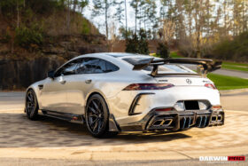 DarwinPRO 2019-2024 Mercedes Benz AMG GT50 GT53 GT43 GT63 GT63S 4Door Coupe X290 IMP Ver.2 Design Part Carbon Fiber Rear Bumper - image 10