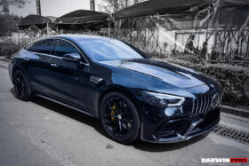 DarwinPRO 2019-2024 Mercedes Benz AMG GT63 S 4Door Coupe X290 Carbon Fiber Side Skirts Replacement - image 2