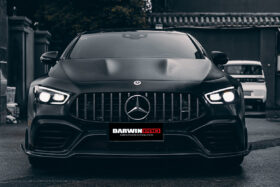 DarwinPRO Mercedes Benz AMG GT63 S 4Door Coupe X290 2019-2022 Carbon Fiber Front Lip - IMP Design by DarwinPRO - image 3