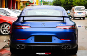 DarwinPRO 2019-2024 Mercedes Benz AMG GT 4Door Coupe X290 Carbon Fiber Trunk Spoiler Wing | Fit GT63, GT63S, GT53, GT50 - image 8