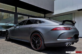 DarwinPRO 2019-2024 Mercedes Benz AMG GT 4Door Coupe X290 Carbon Fiber Trunk Spoiler Wing | Fit GT63, GT63S, GT53, GT50 - image 4