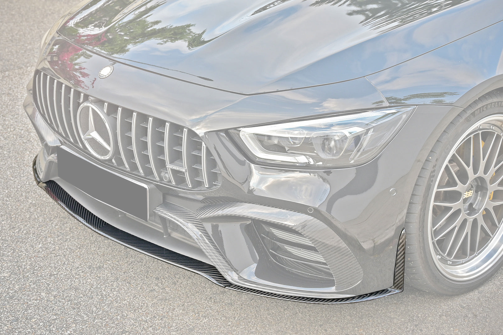 DarwinPRO Mercedes Benz AMG GT63 S 4Door Coupe X290 2019-2022 Carbon Fiber Front Lip - DarwinPRO