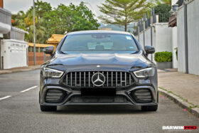 DarwinPRO Mercedes Benz AMG GT63 S 4Door Coupe X290 2019-2022 Carbon Fiber Middle Front Lip - DarwinPRO - image 2