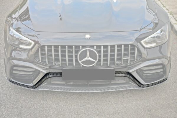 DarwinPRO Mercedes Benz AMG GT63 S 4Door Coupe X290 2019-2022 Carbon Fiber Middle Front Lip - DarwinPRO