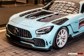 DarwinPRO 2015-2021 Mercedes Benz AMG GT | GTS | GTC Partial Carbon Fiber Front Bumper Darwinpro IMPII Design - image 8